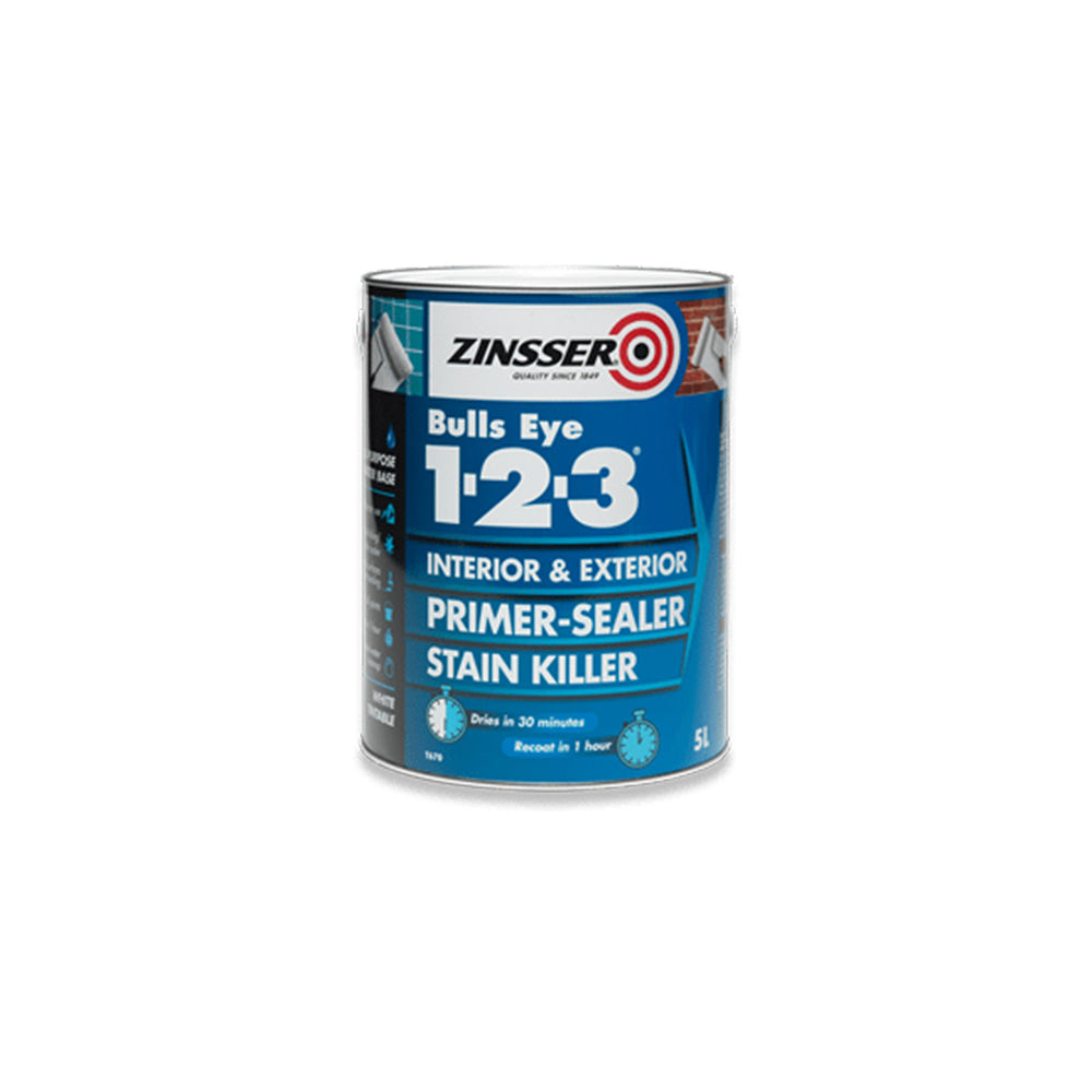 Zinsser Bull's Eye 123 Universal WaterBased Primer Base (500ml / 1L