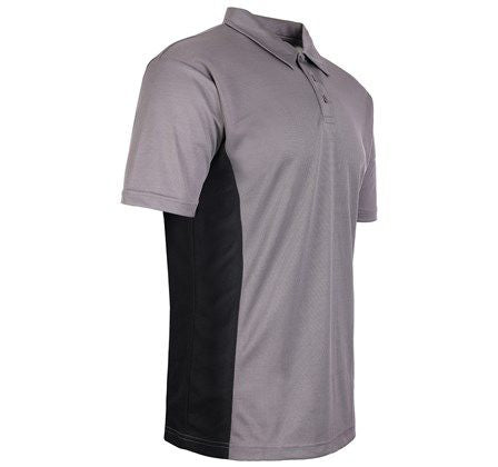 Elite Polo Shirt - Grey [src:131-gry_4.jpg@20260924151851]