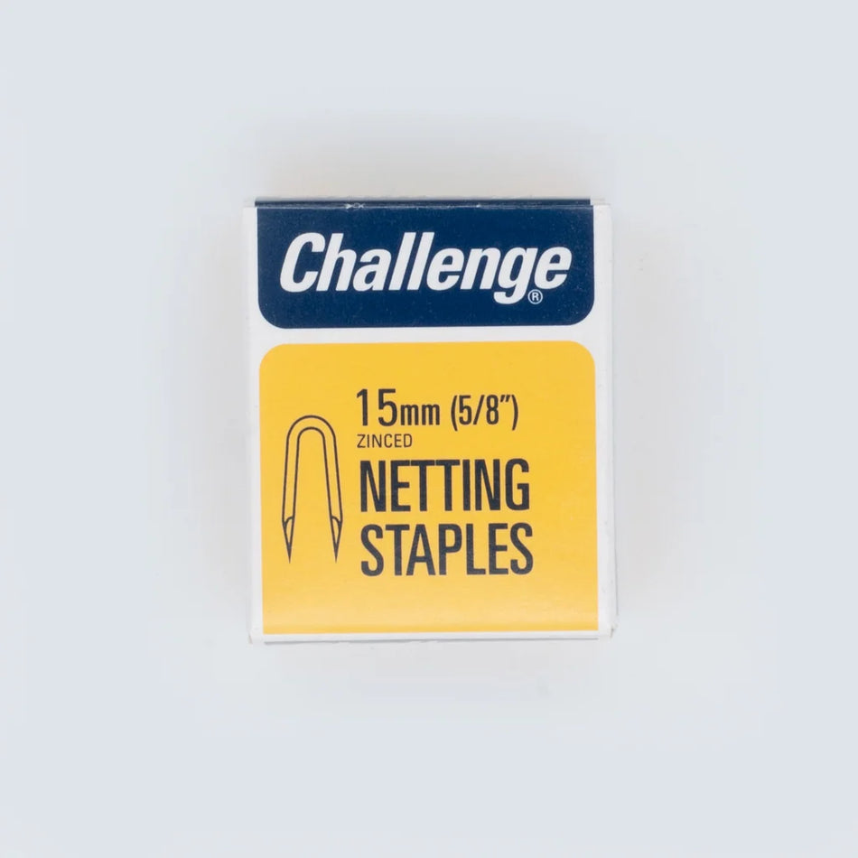 Challenge Zinc Plated Netting Staples - 15mm (40g) Main Image [src:15mmns.jpg@20261028103901]