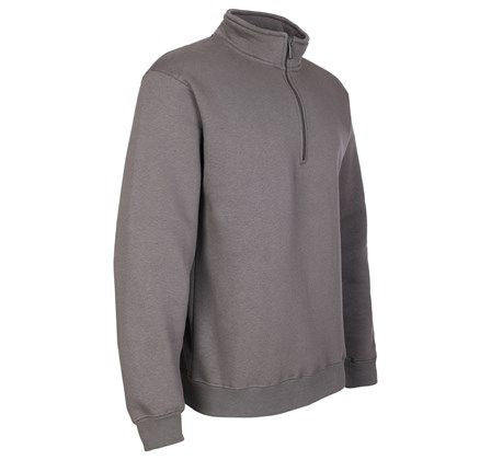 Workforce 1/4 Zip Sweatshirt Grey [src:167-gry_4.jpg@20260928111638]