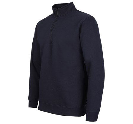 Workforce 1/4 Zip Sweatshirt Navy [src:167-nvy_3.jpg@20260928111748]