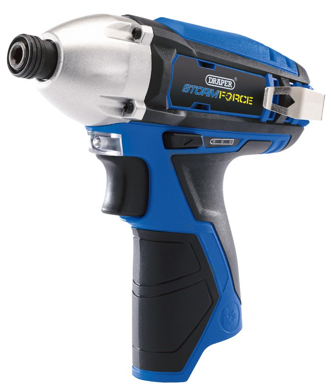 Draper Storm Force 10.8V Power Interchange Impact Driver, 1/4" Hex. (Sold Bare) Main Image