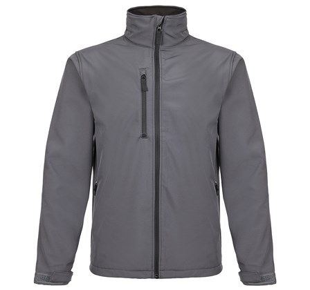 Selkirk 3 Layer Softshell Jacket Grey Main Image [src:204-gry.jpg@20260928120246]
