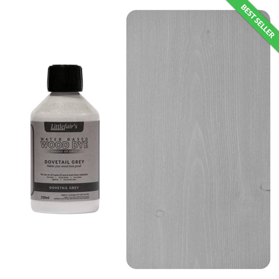 Water Based Coloured Interior Wood Stain - Dovetail Grey - 250ML Main Image [src:250ml-dovetailgrey_720x_7e839f05-eede-4a9a-a28b-4e4975c00ec1.jpg@20260112091914]