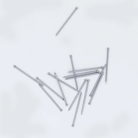 Challenge Bright Steel Moulding Pins (Veneer Pins) - 25mm (30g) [src:25mmm.jpg@20261028103320]