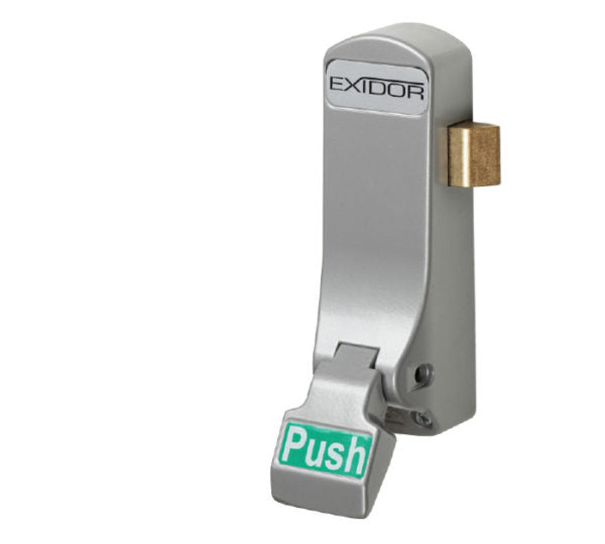Exidor 297LH (STD) Reversible Push Pad Latch Silver Main Image