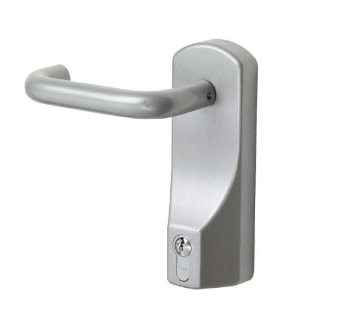 Exidor 322EC Outside Access Device With Lever Silver Main Image