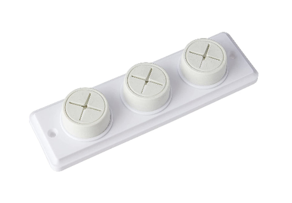 Triple Towel Holder White Main Image