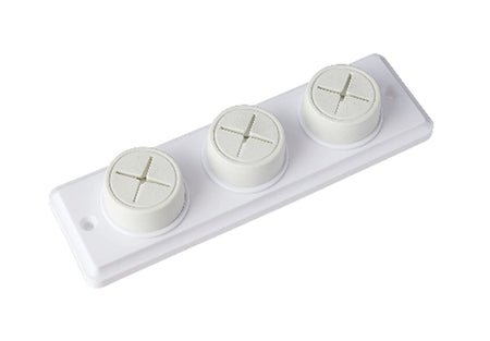 Triple Towel Holder White Main Image