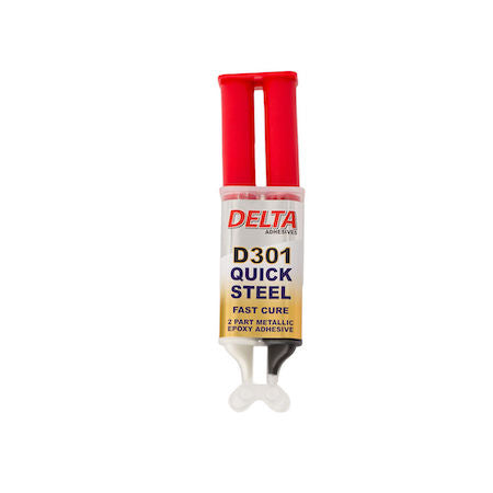 Delta 301 Quick Steel 2 Part Metallic Epoxy Adhesive D301