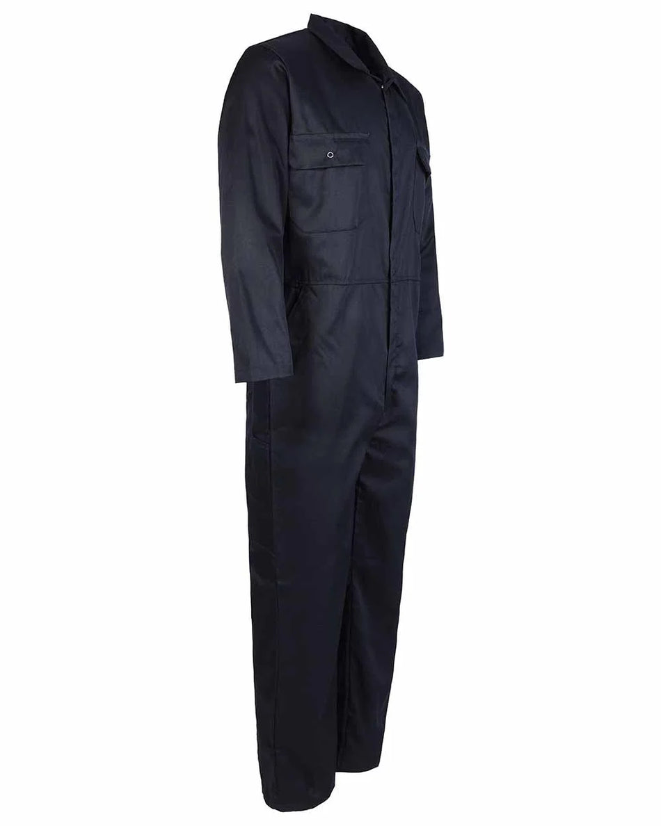 Castle Stud Front Polycotton Boilersuit - Navy [src:318n.jpg@20261026135000]