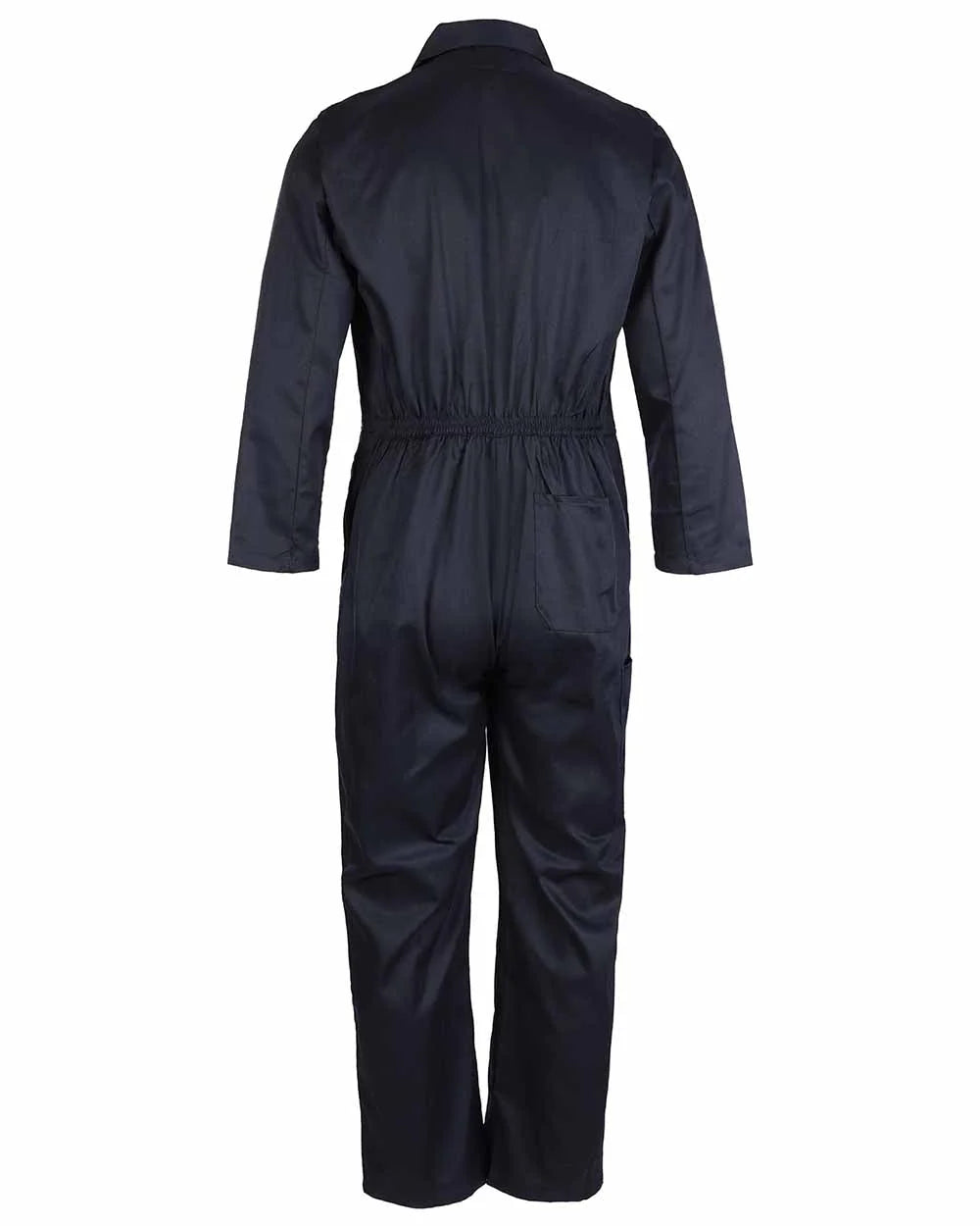 Castle Stud Front Polycotton Boilersuit - Navy [src:318nvy.jpg@20261026135007]