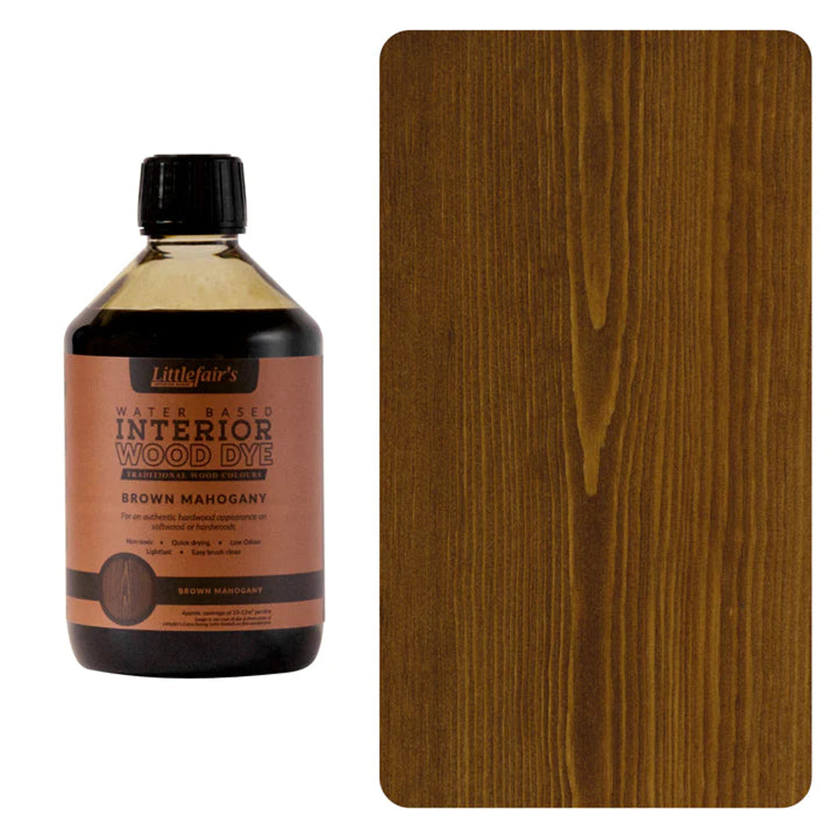 Water Based Coloured Interior Wood Stain - Brown Mahogany - 1L [src:500ml-brownmahogany_720x_9a3093cd-a411-43c4-a38e-264990874a51.jpg@20260112091945]