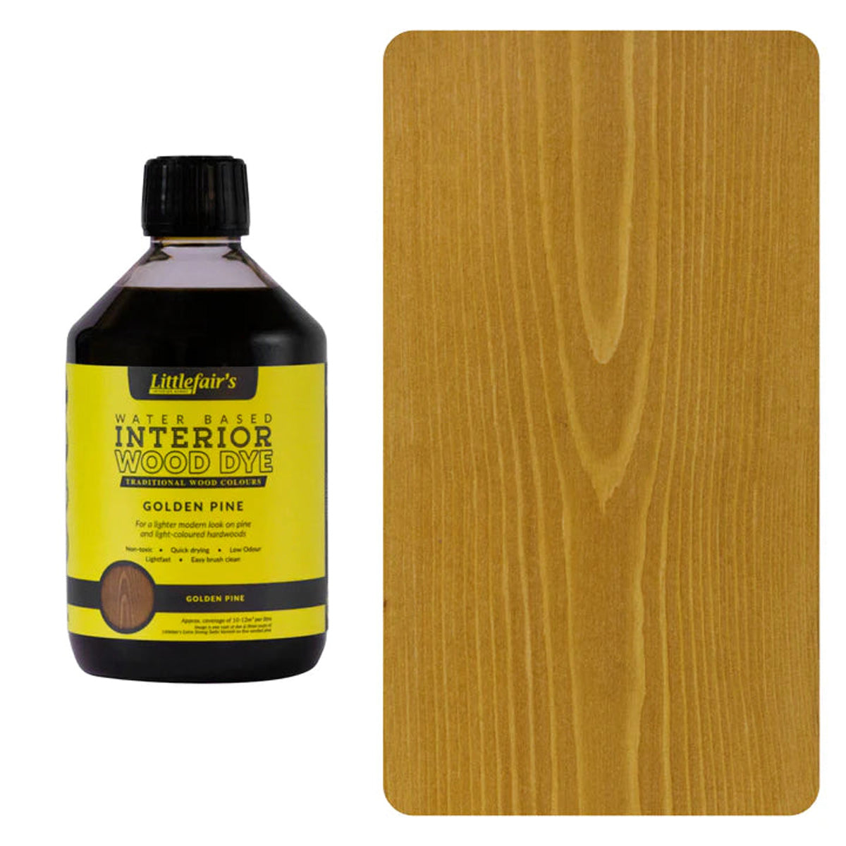 Water Based Coloured Interior Wood Stain - Golden Pine - 1L [src:500ml-goldenpine_720x_a6870dd7-4f2a-4f71-a3aa-39f469d2f6fb.jpg@20260112091948]