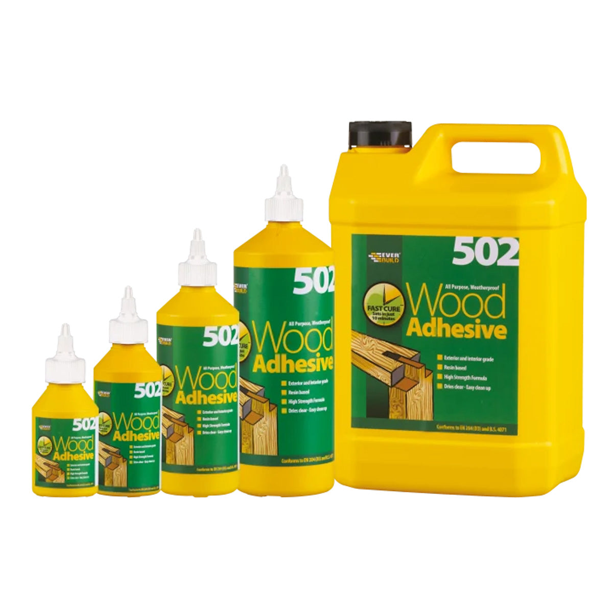 Everbuild 502 All Purpose Weatherproof Wood Adhesive 125ml Main Image