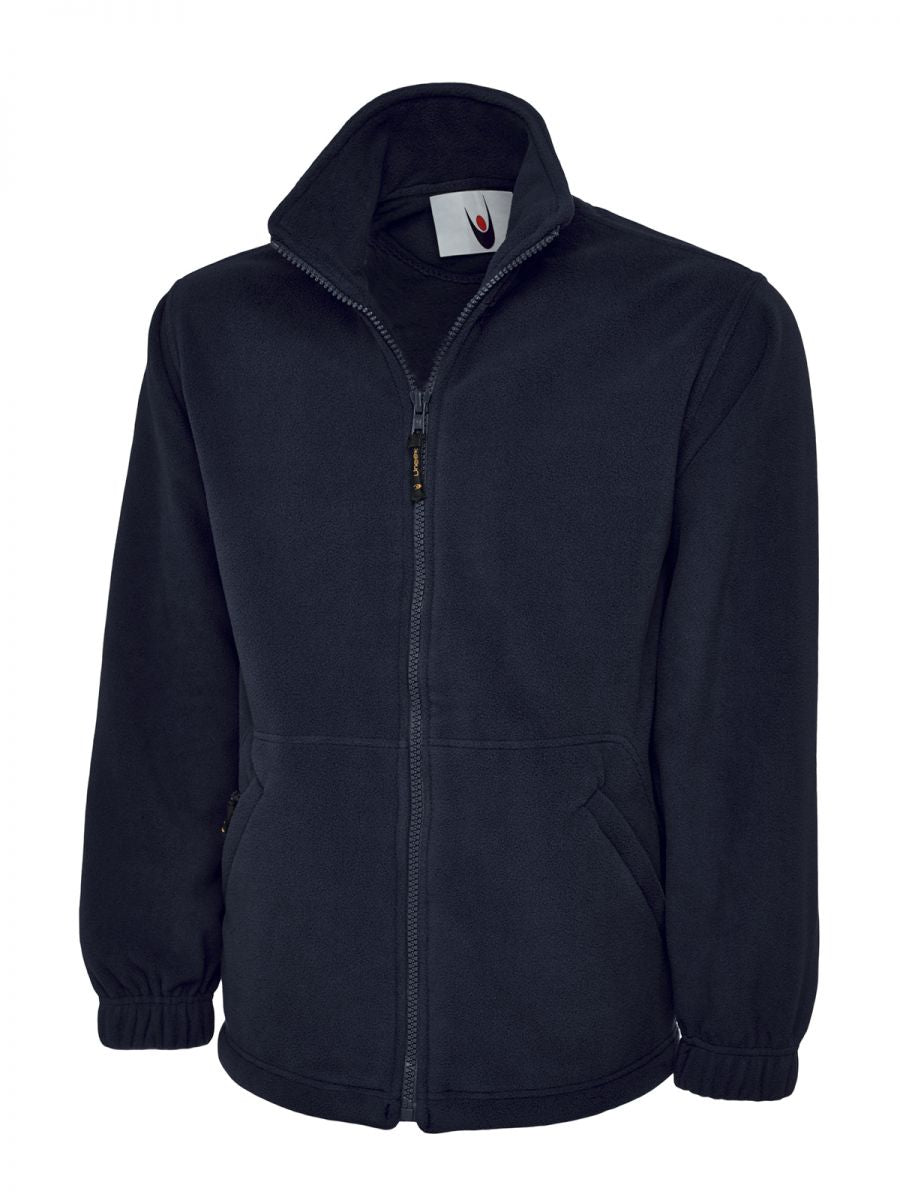 Classic Full Zip Fleece Jacket - Navy Main Image [src:604ny.jpg@20261026083725]
