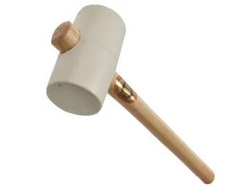 White Rubber Mallet - Wood Handle 61-953W Main Image