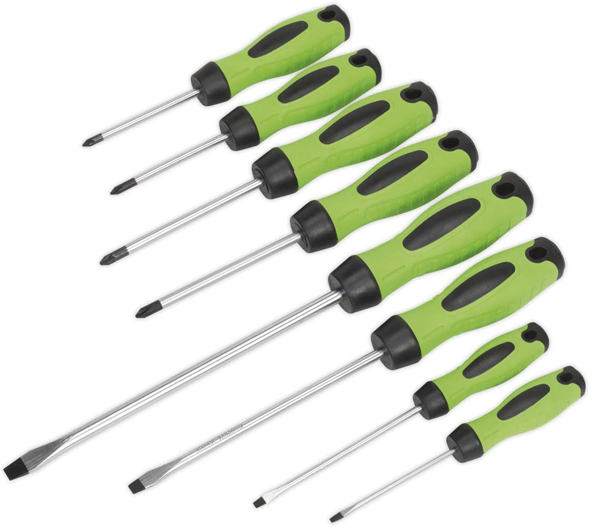 Sealey Screwdriver Set 8pc Hi-Vis Main Image