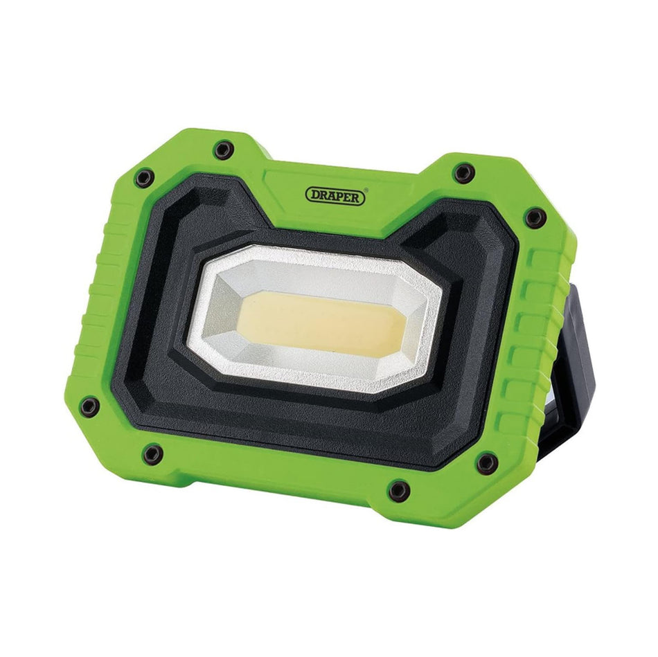 COB LED Worklight, 5W, 500 Lumens, Green, 4 x AA Batteries Supplied Main Image
