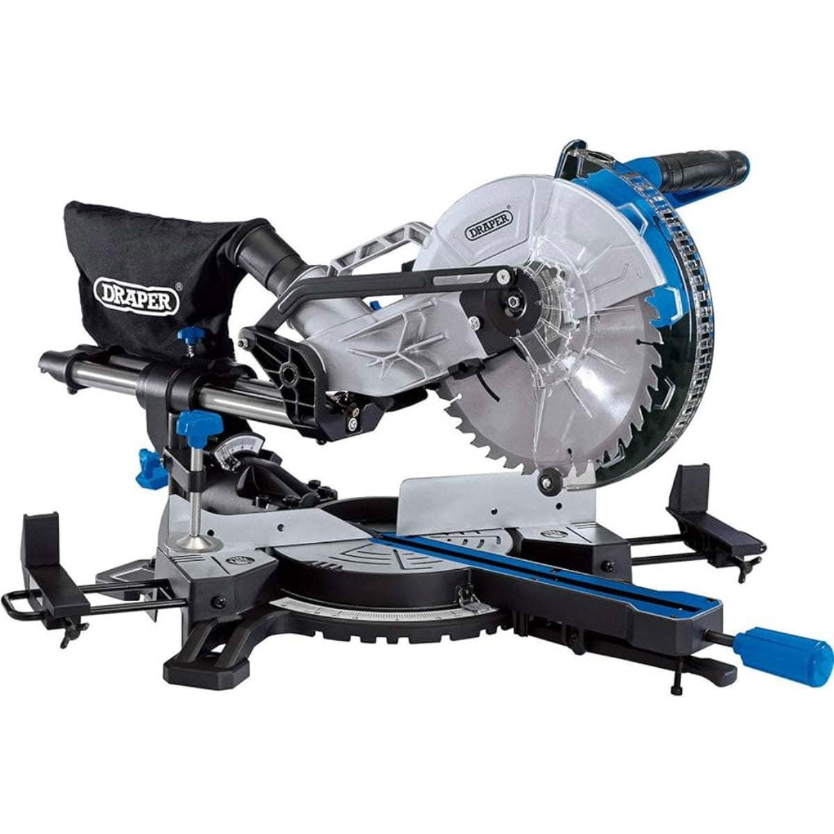 230V Sliding Compound Mitre Saw, 255mm, 1800W Main Image