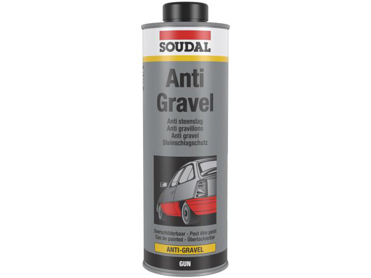Soudal Anti Gravel Black 1kg for Spray Guns Main Image