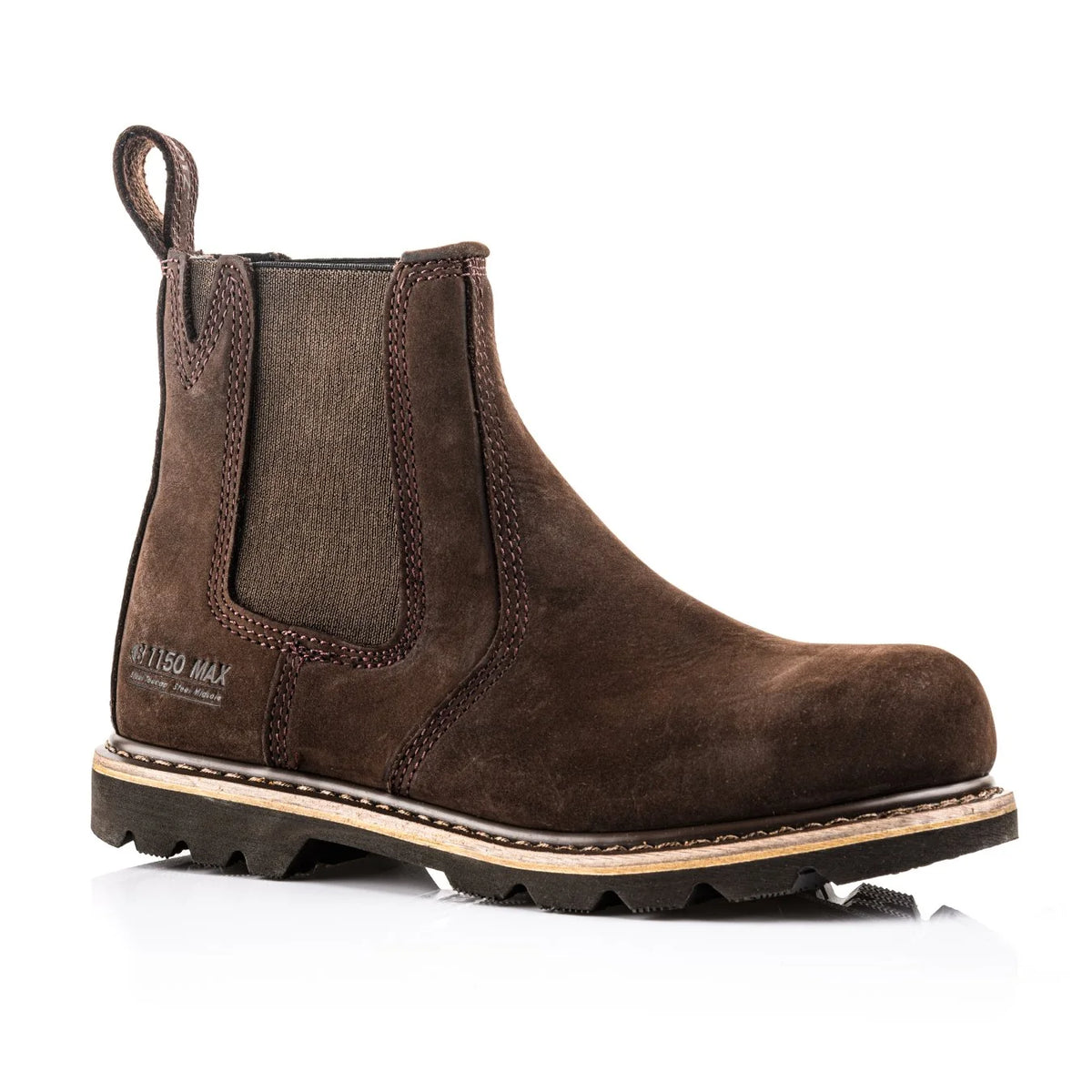 Buckbootz Brown Buckflex Safety Dealer Boot Main Image