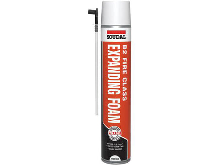 Soudal B2 Fire & Acoustic Expanding Foam - Hand Held 750ml Main Image