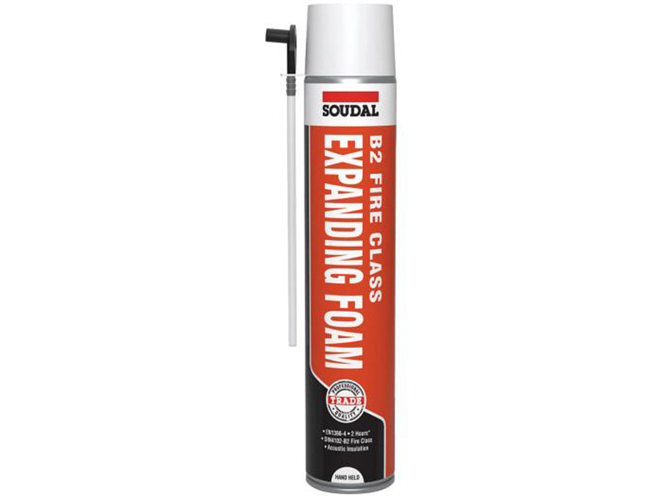 Soudal B2 Fire & Acoustic Expanding Foam - Hand Held 750ml Main Image