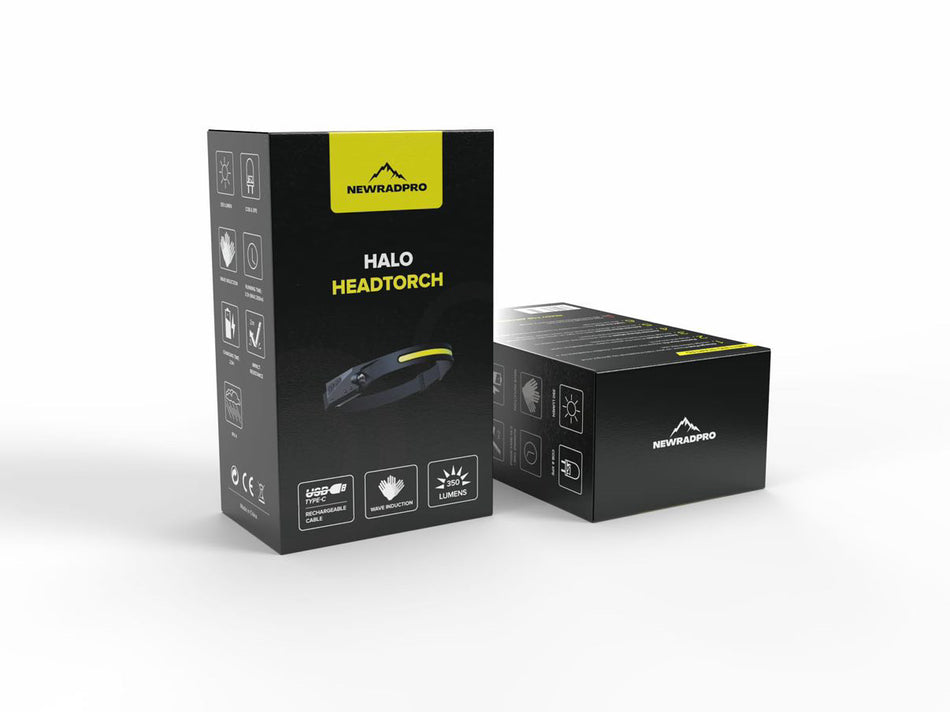 Newrad Pro Halo Headtorch - 350 Lumens
