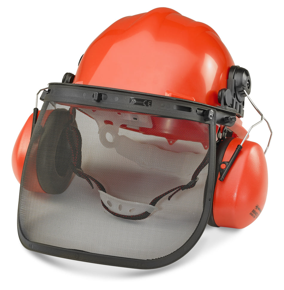 B Brand Orange Forestry Helmet Kit