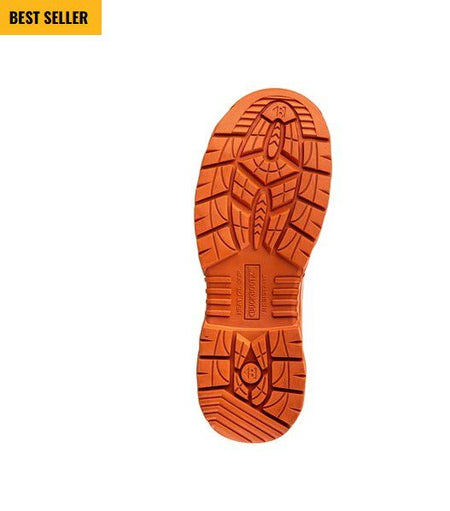 Buckbootz S5 Black/Orange High Visibility Neoprene/Rubber Safety Wellington [src:bbz80003.jpg@20260819112622]