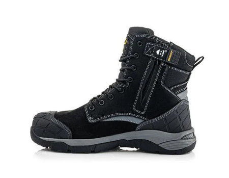 Tradez Blastz High-Leg Zip Boot Black - S7S SC FO WR ESD [src:blastzbk5.jpg@20260819144012]