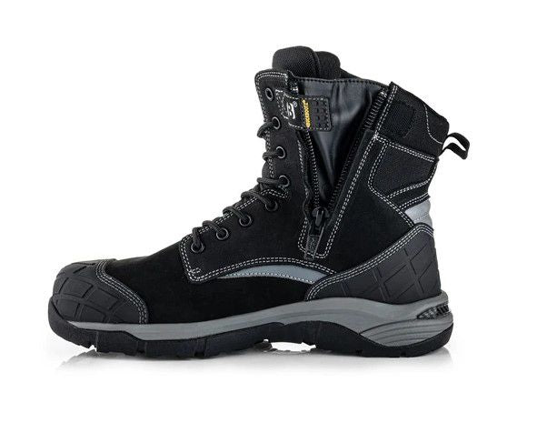 Tradez Blastz High-Leg Zip Boot Black - S7S SC FO WR ESD [src:blastzbk6.jpg@20260819144017]