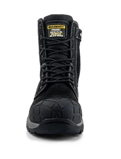 Tradez Blastz High-Leg Zip Boot Black - S7S SC FO WR ESD [src:blastzbk7.jpg@20260819144022]