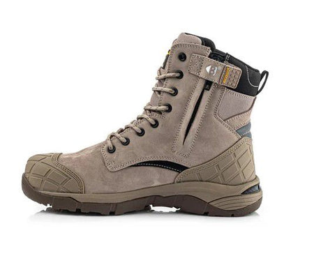 Tradez Blastz High-Leg Zip Boot - Stone [src:blastzstn2.jpg@20260819141759]
