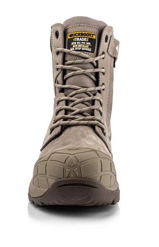 Tradez Blastz High-Leg Zip Boot - Stone [src:blastzstn4.jpg@20260819141809]