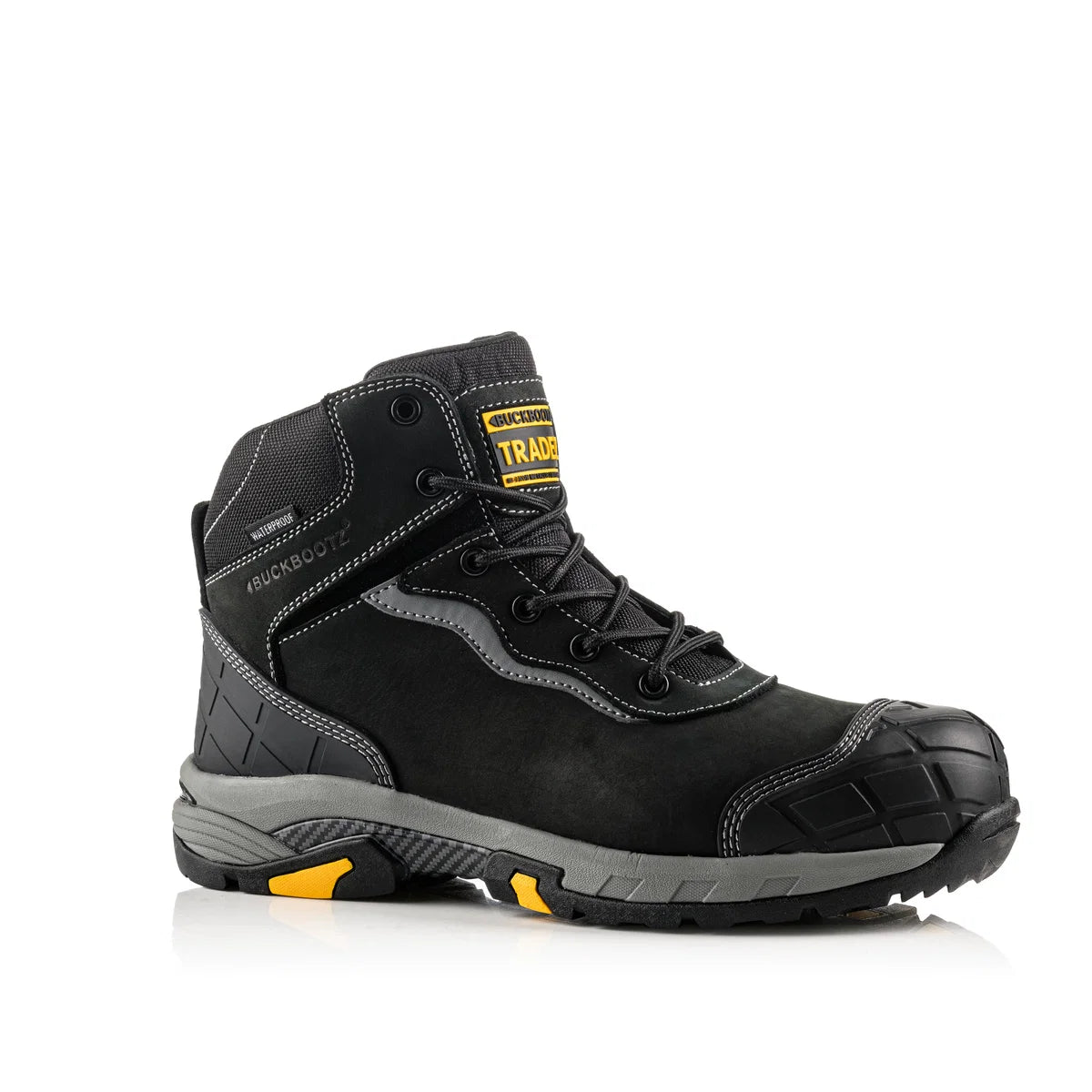 BLITZ Buckbootz Black Lightweight Waterproof Safety Boot Main Image [src:blitz.jpg@20260818152742]