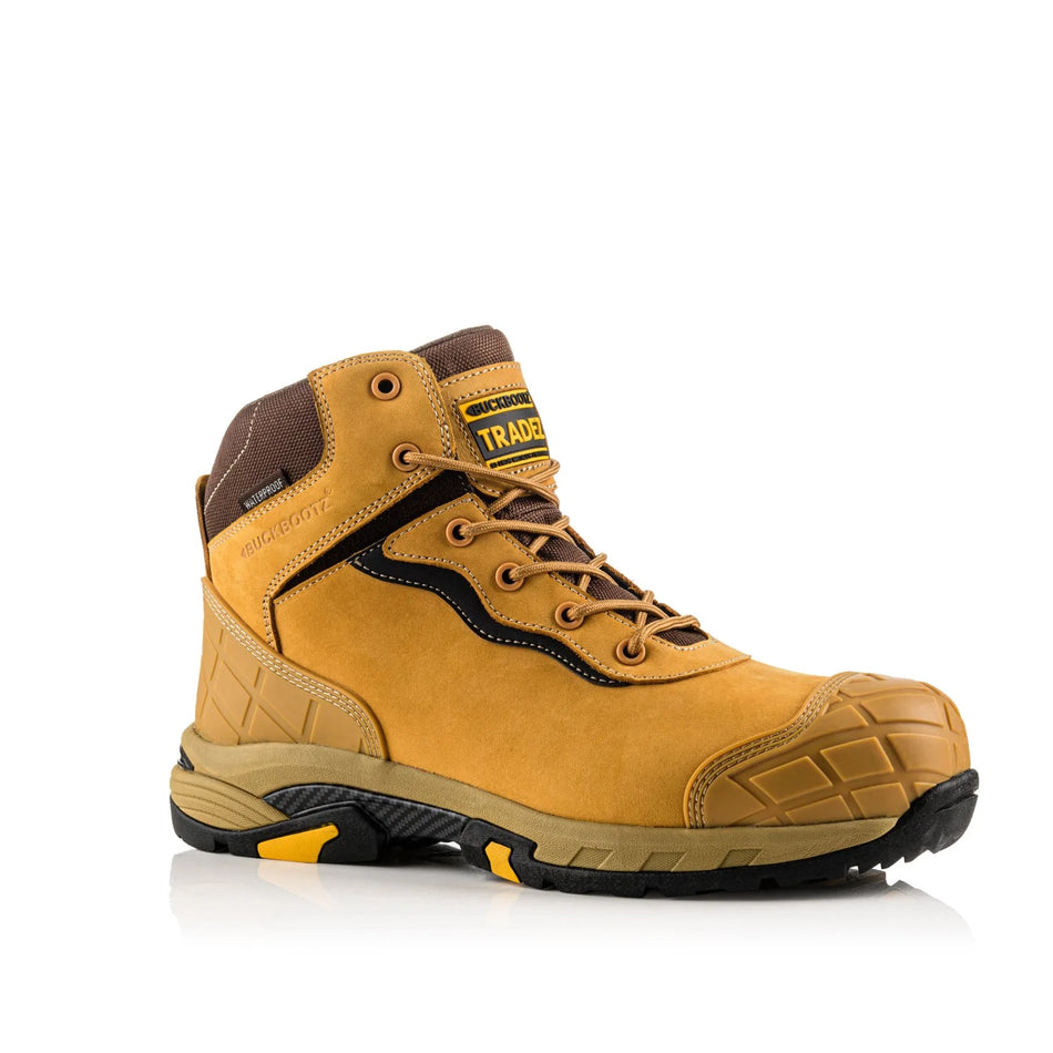 BLITZ Buckbootz Honey Lightweight Waterproof Safety Boot Main Image [src:blitz_hy_01.jpg@20260818162627]