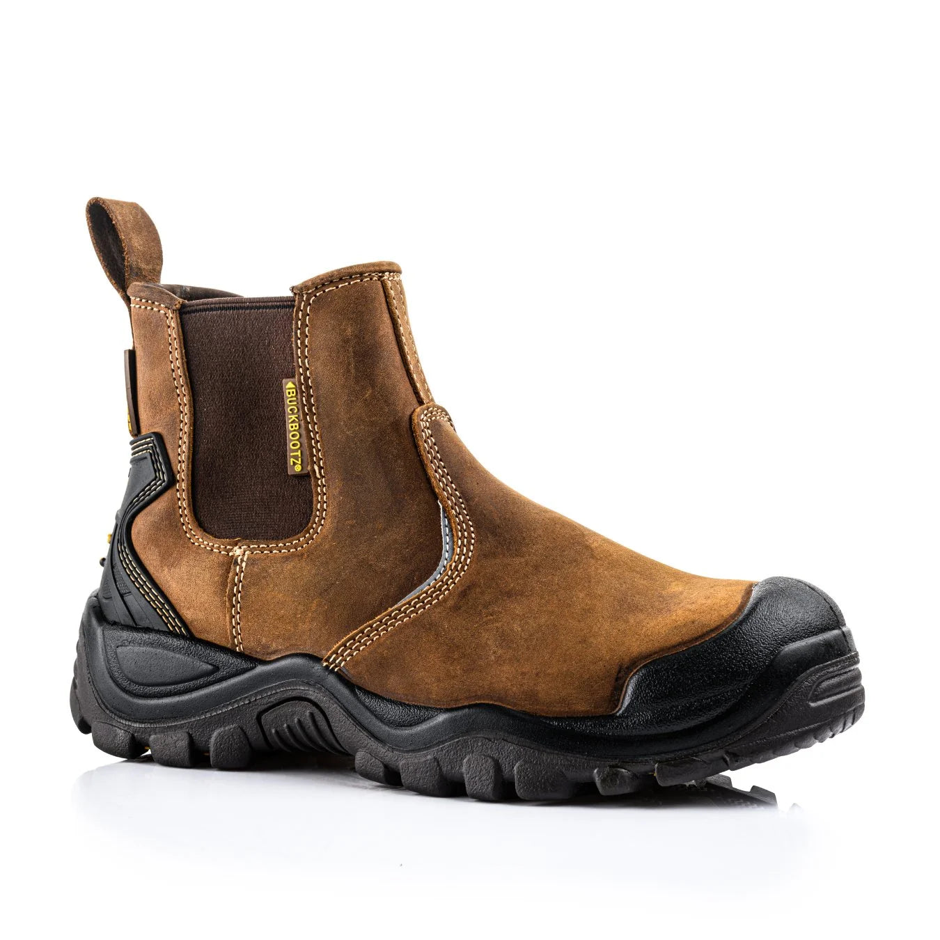 Buckshot Dark Brown Safety Dealer Boot S3 HRO SRC WRU Main Image [src:bsh006_01.jpg@20260821123506]