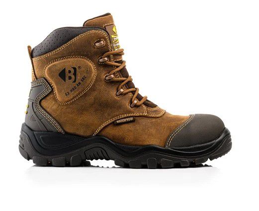 Buckshot  Brown Lace Boot with Ankle Protection - S3 HRO AN SRC [src:bsh012br2.jpg@20260824140139]