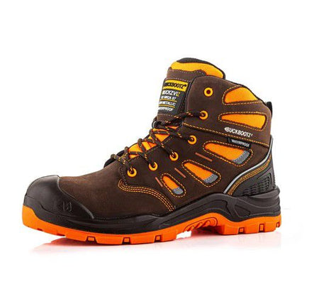 BVIZ2 Safety Boots Brown/Orange Main Image [src:bviz2.jpg@20260819125917]