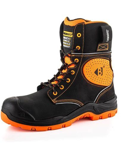 BVIZ6 High-Leg Lace Boot Black/Orange Main Image [src:bviz6.jpg@20260819133615]
