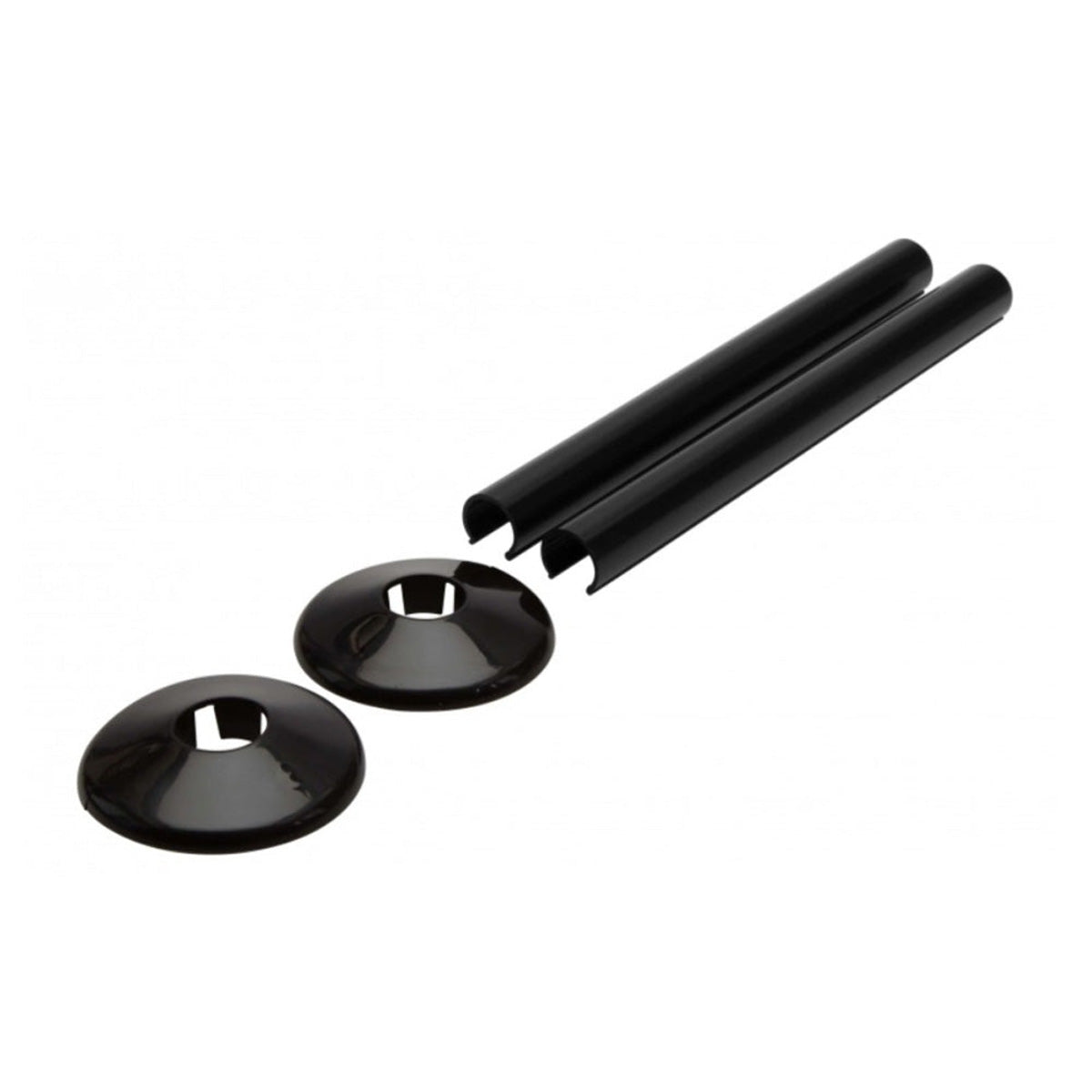 Snappit Radiator Tail Kit For 15mm Pipe - White [src:black-1.jpg@20260112092028]