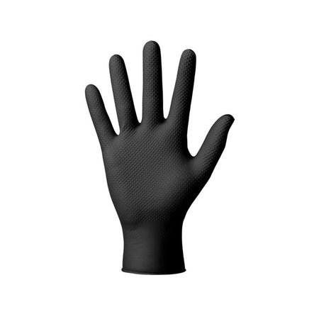 Green Ideall® Grip Nitrile Gloves 50pcs XXL 10-11 [src:black-3.jpg@20260112092028]