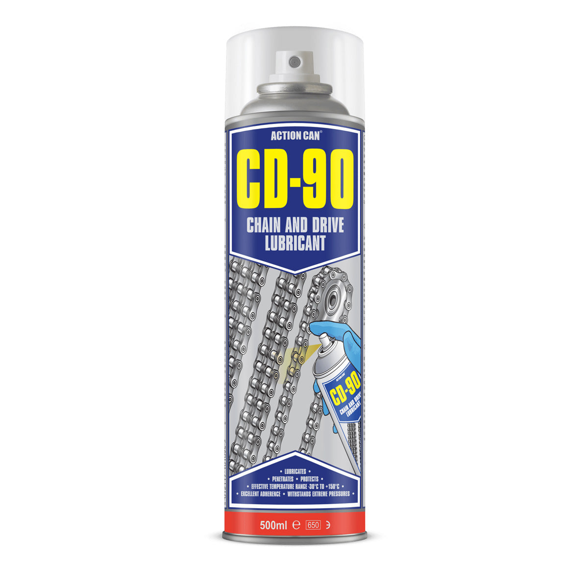 CD-90 Chain and Drive Lubricant 500ml Aerosol TwinSpray Main Image