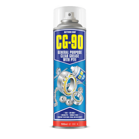 Action Can CG-90 General Purpose Clear Grease with PTFE 500ml