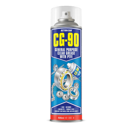 CG-90 General Purpose Clear Grease with PTFE 500ml Aerosol Main Image