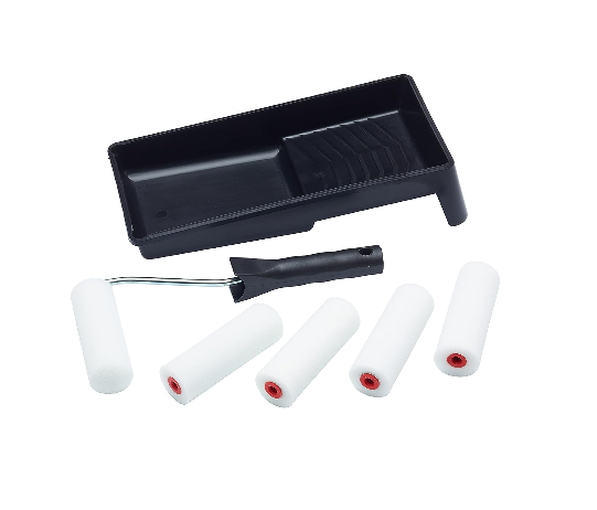 ProDec 4" Mini Roller Set - x5 Foam Sleeves, Tray & Roller Frame PRRT036