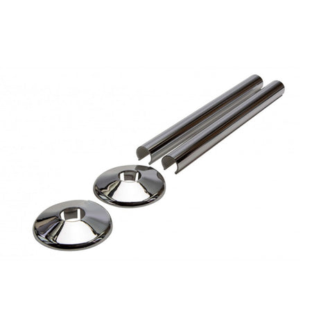 Snappit Radiator Tail Kit For 15mm Pipe - Rose Gold [src:chrome.jpg@20260112092041]