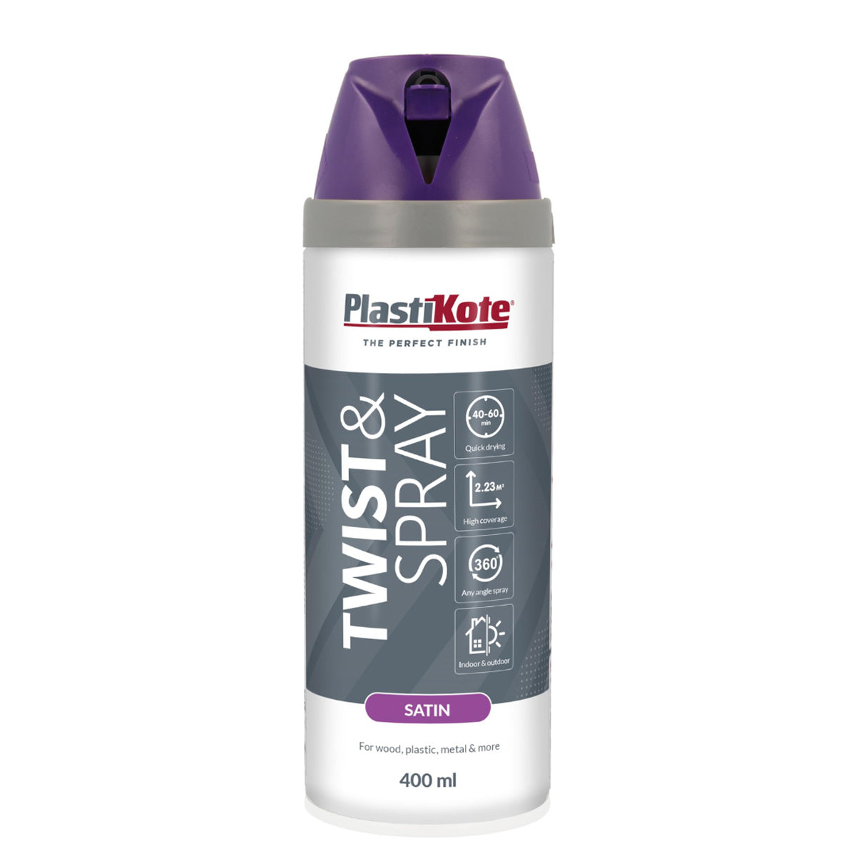 PlastiKote Twist & Spray Paint 400ml - Satin Pistachio [src:copper_12.jpg@20260112092044]
